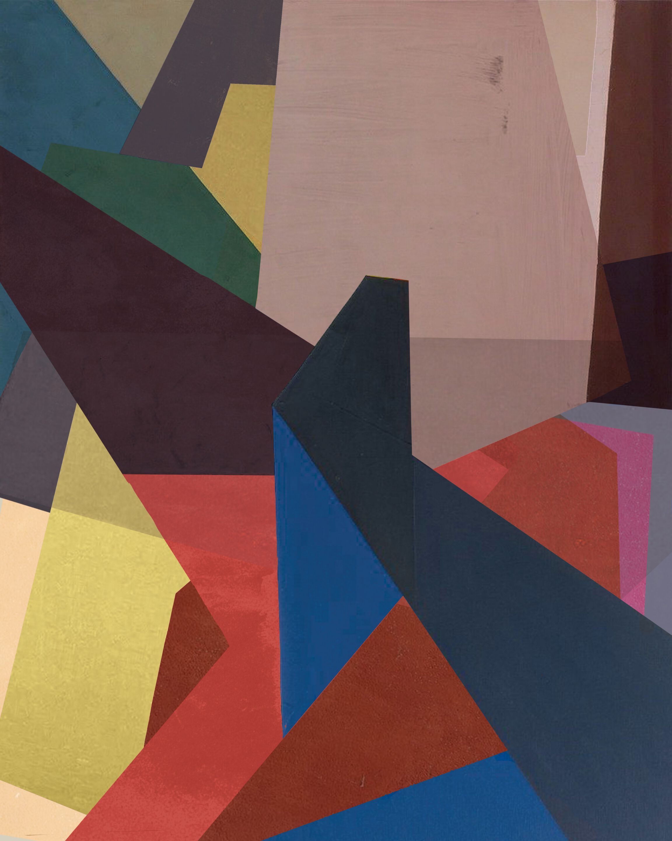 Шерстяной ковер с геометрическим рисунком GAN LOKO COLOUR ARCH-00085522 - Вид №10