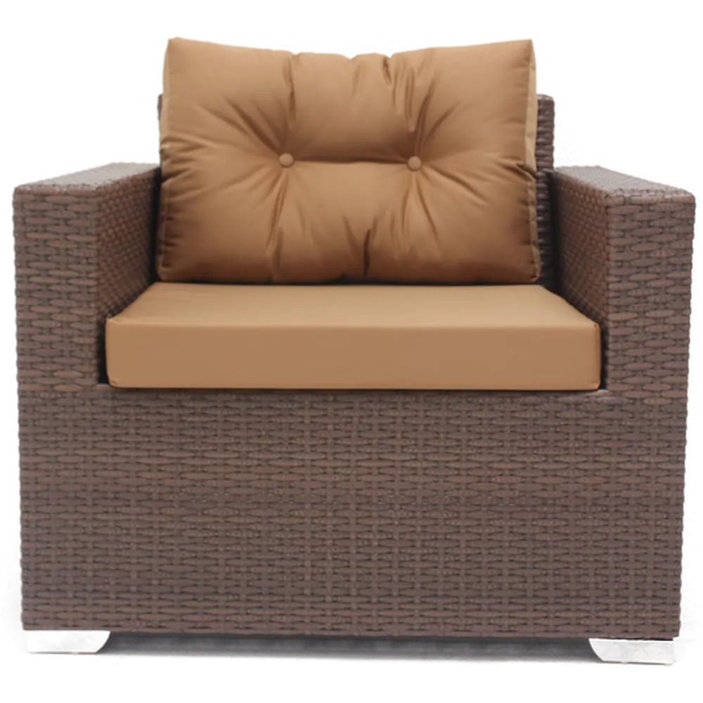 Кресло садовое Lavantera 85x77x85 см искусственный ротанг цвет коричневый 85023290 STLM-2021595 Santreyd  - Вид №2