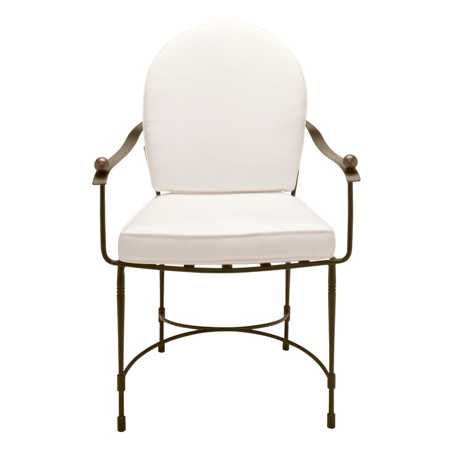 Стул медальона из нержавеющей стали с подлокотниками JANUS et Cie ARCH-00088012 - Вид №8