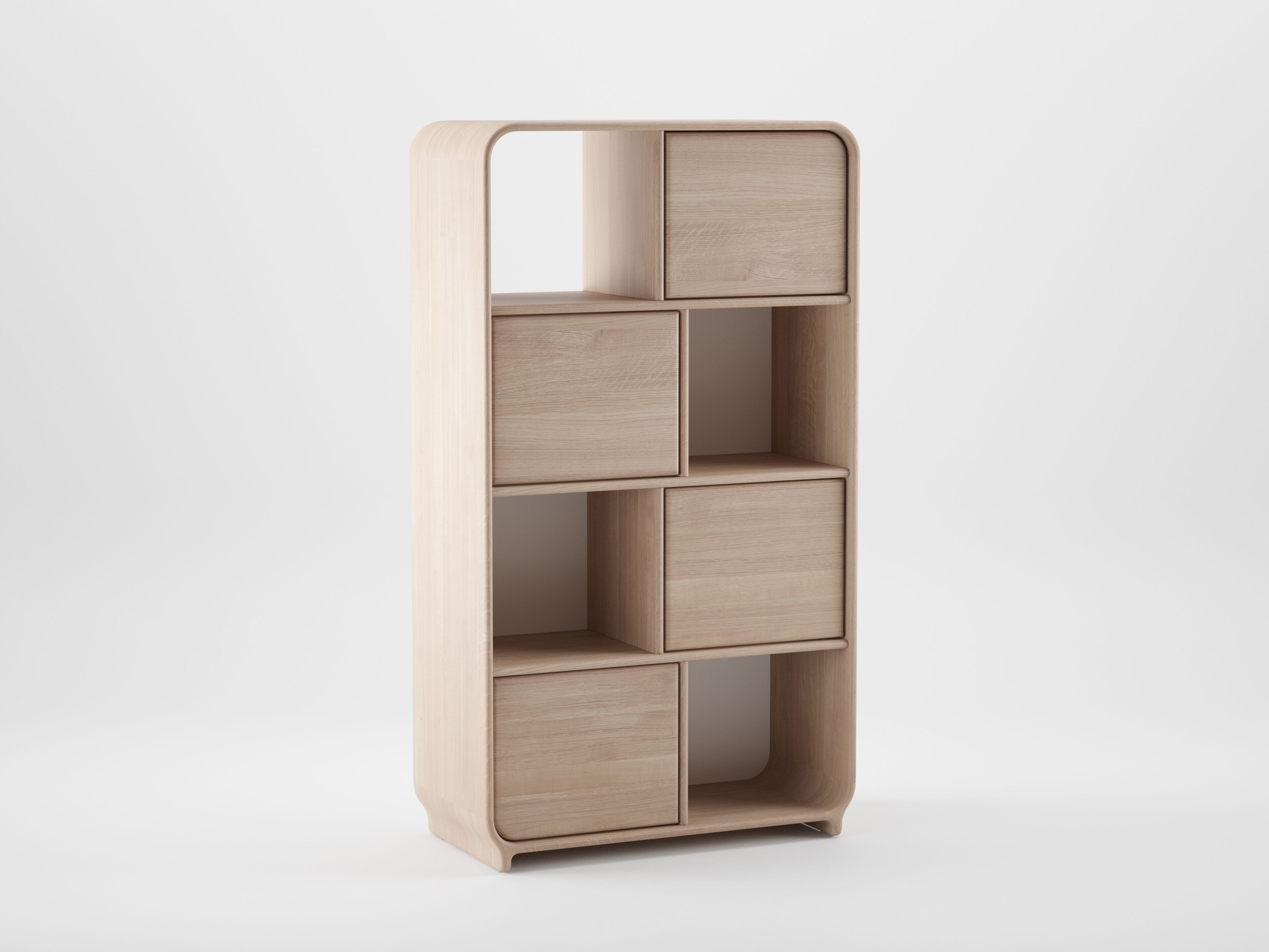 Книжный шкаф из массива дерева Artisan Eny ARCH-00068260