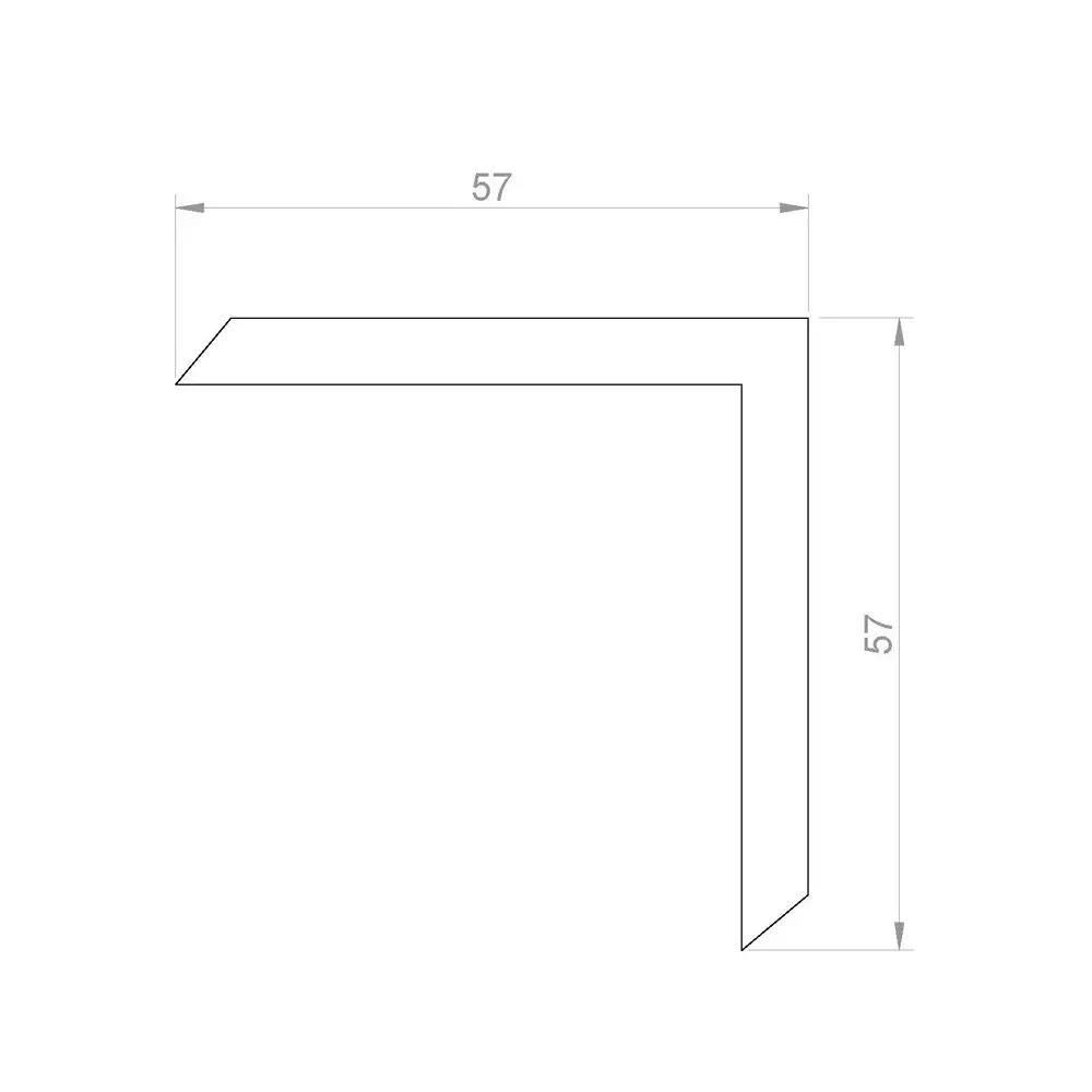 Уголок для террасной доски Nautic Prime 57x57x3000 мм 89415704 STLM-2044177 Santreyd  - Вид №2