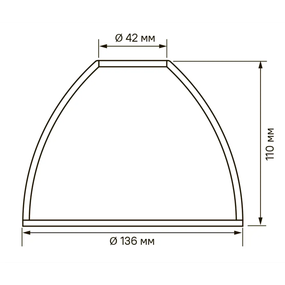 Плафон для люстры KREAFORTA Zeya E27 цвет белый STLM-2157005 - Вид №9