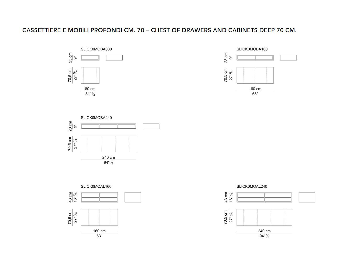 Кожаный шкаф с распашными дверями i 4 Mariani Slick ARCH-00090620 - Вид №10