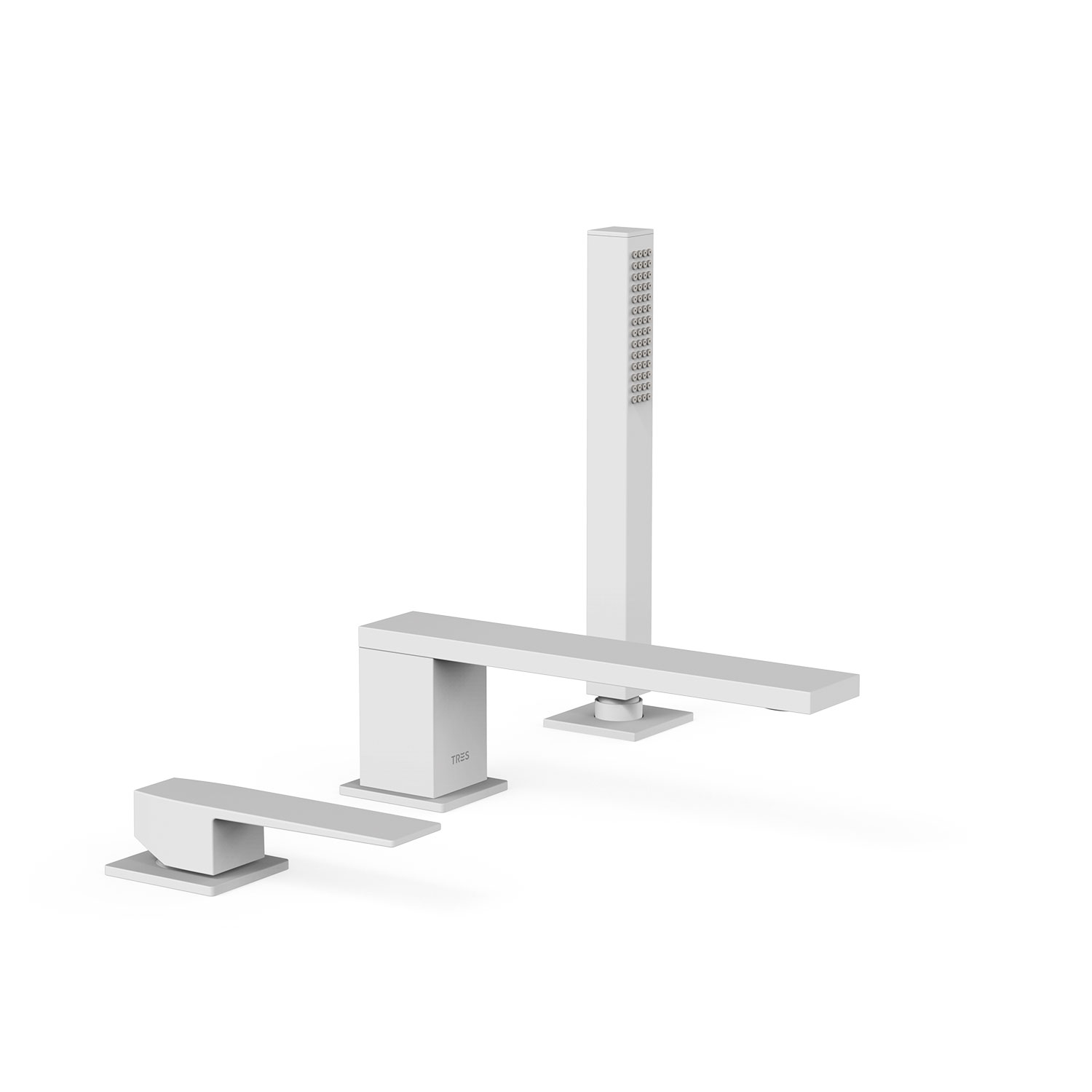 ТОНКИЙ смеситель для ванны с одной ручкой -20216103BM TRES 