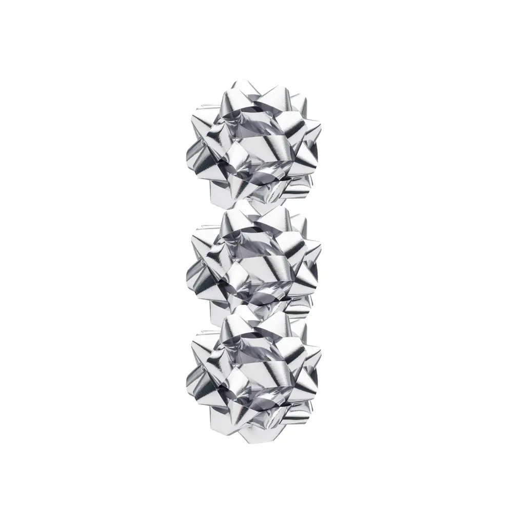 Набор бантов цвет серебро, 3 шт Santreyd STLM-2103244