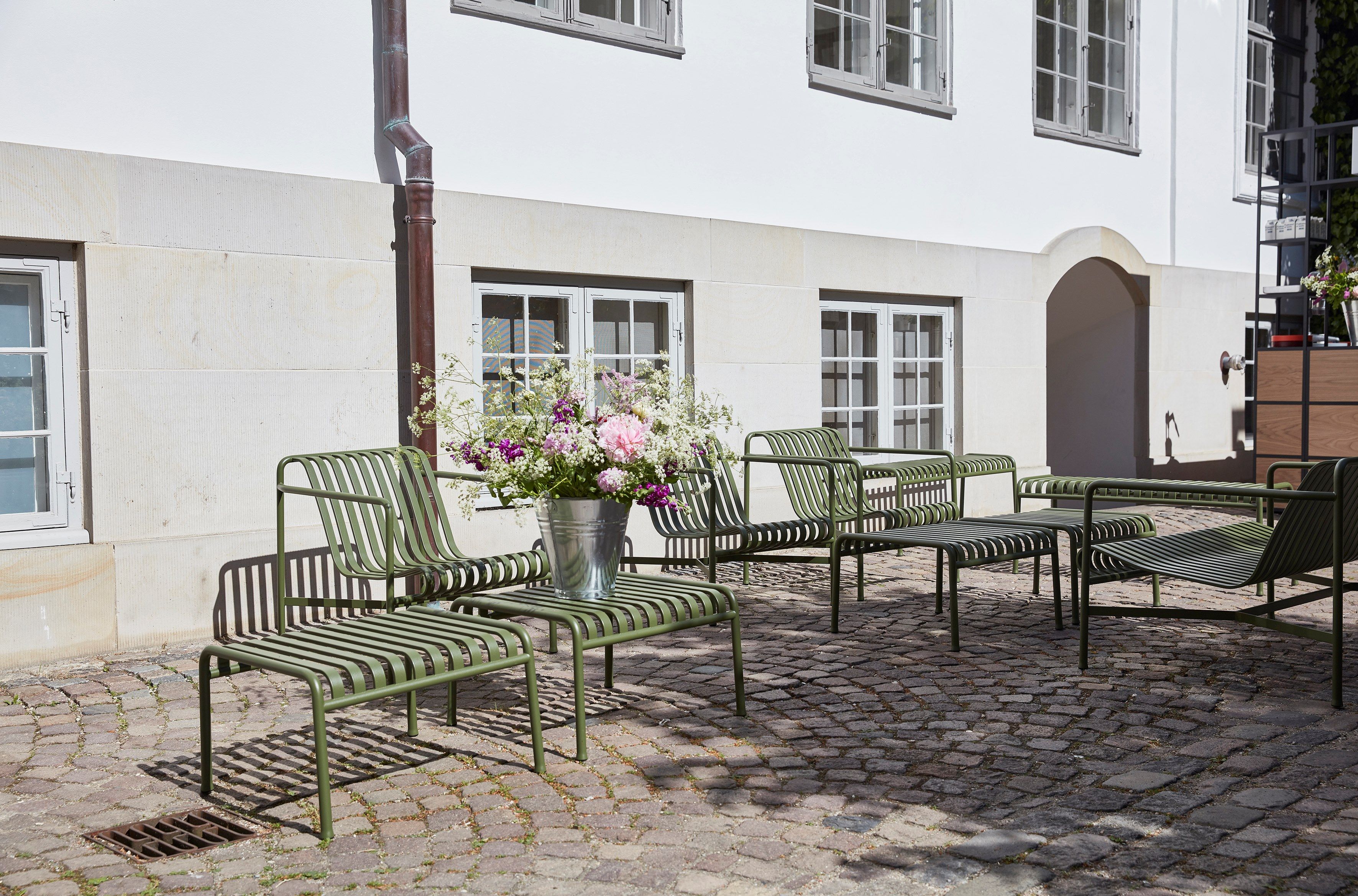 Стальная садовая скамейка Hay Палисад ARCH-00068689 - Вид №18