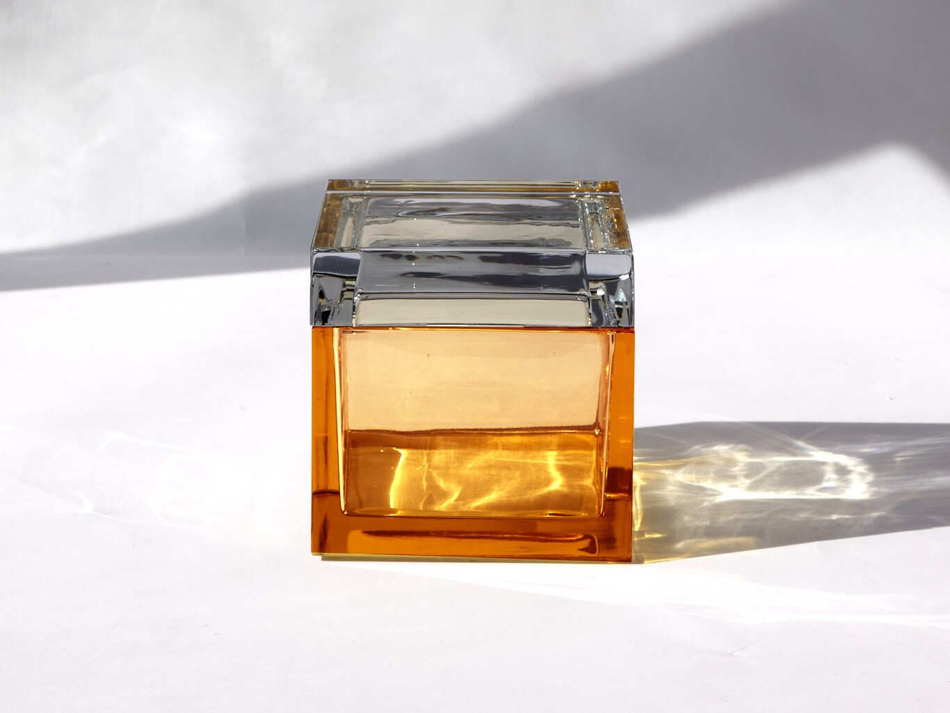 Двухцветный контейнер из дутого стекла Studio Bojola PALMI ARCH-00058347 - Вид №8