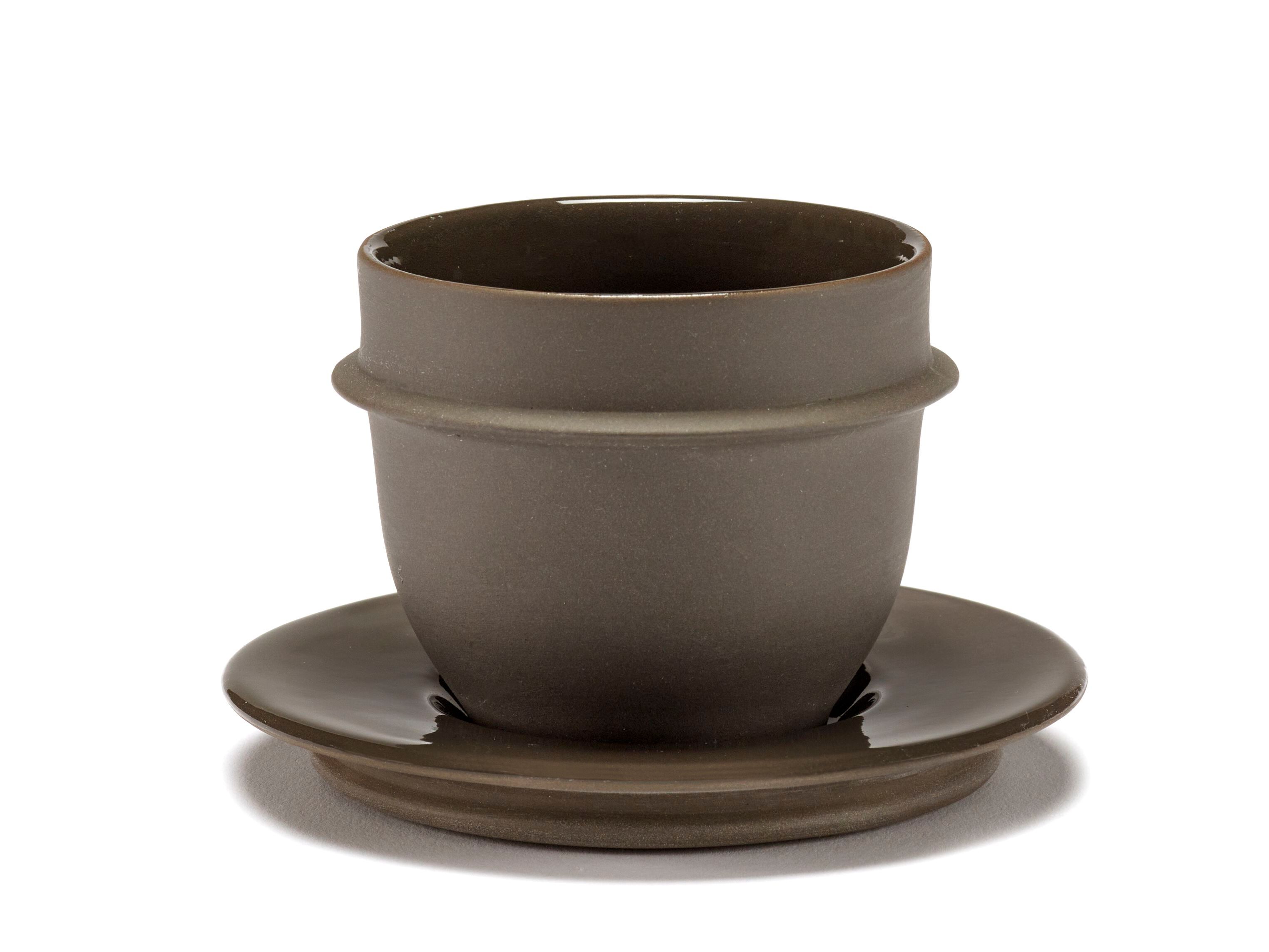 Фарфоровая кофейная чашка с блюдцем Serax Dune ARCH-00038068 - Вид №1