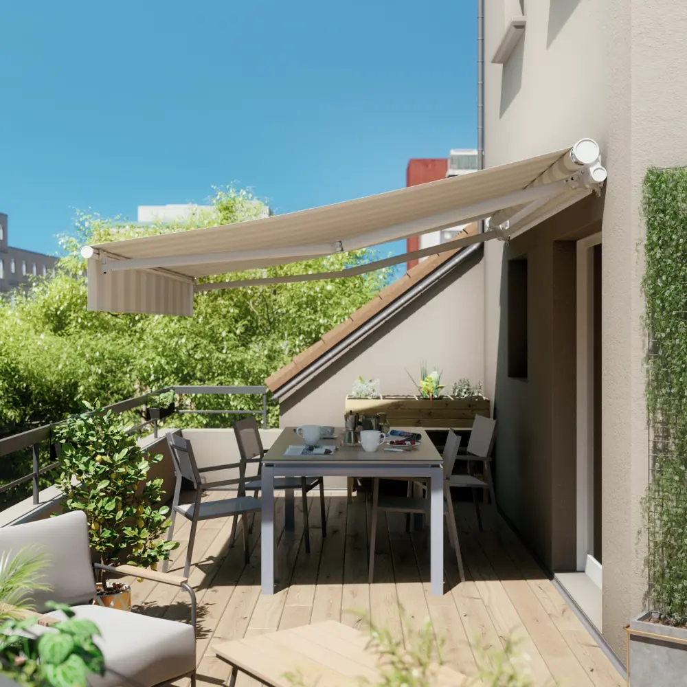 Маркиза механическая Naterial Calima 3x2 м цвет белый-серый STLM-2013380 - Вид №11