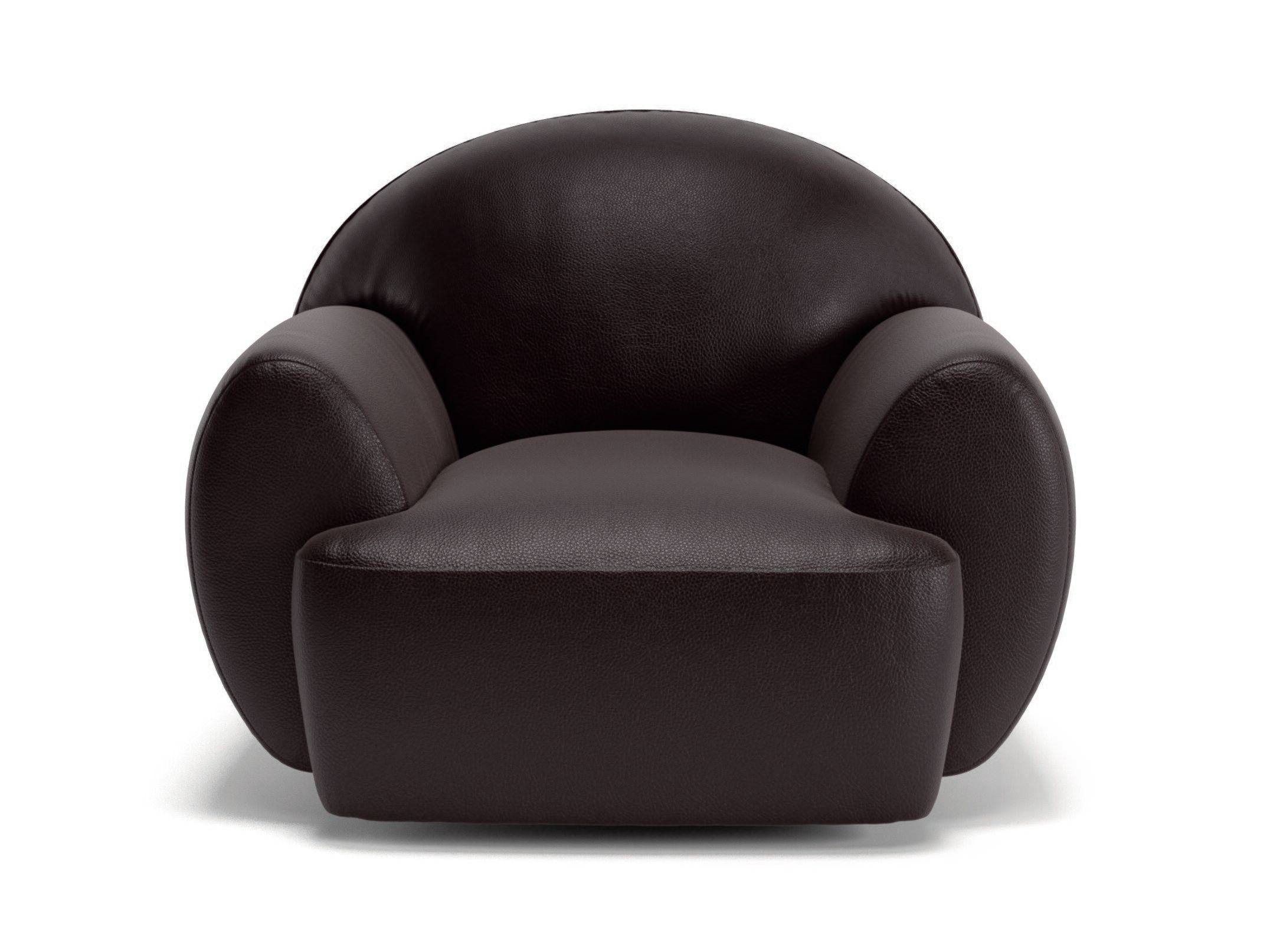 Кожаное кресло с подлокотниками Natuzzi Italia память ARCH-00112002