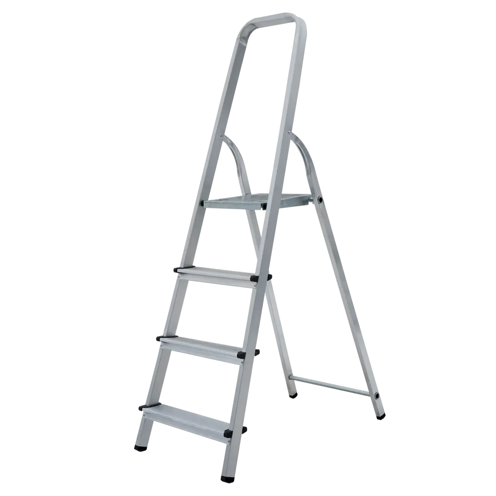 Стремянка Новая Высота Kroft 1110 4 ступени алюминий STLM-2085135