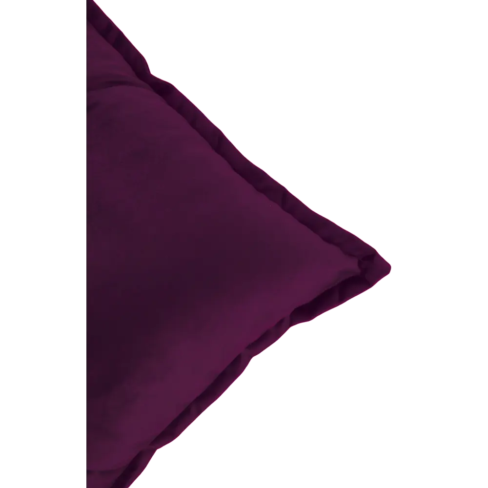 Подушка с пуговицей Бархат 43x43 см цвет пурпур LINEN WAY STLM-2151586 - Вид №2
