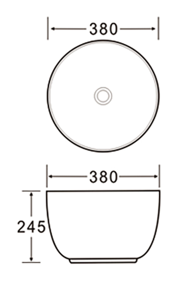 Раковина чаша SL-1110 SANTILINE  - Вид №1