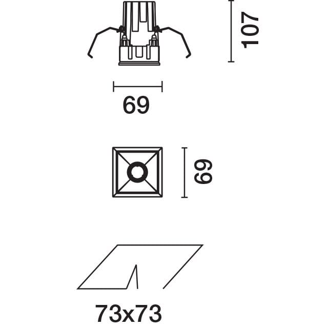 Встраиваемые светодиодные настенные светильники для столешниц iGuzzini Laser Blade L ARCH-00146719 - Вид №13