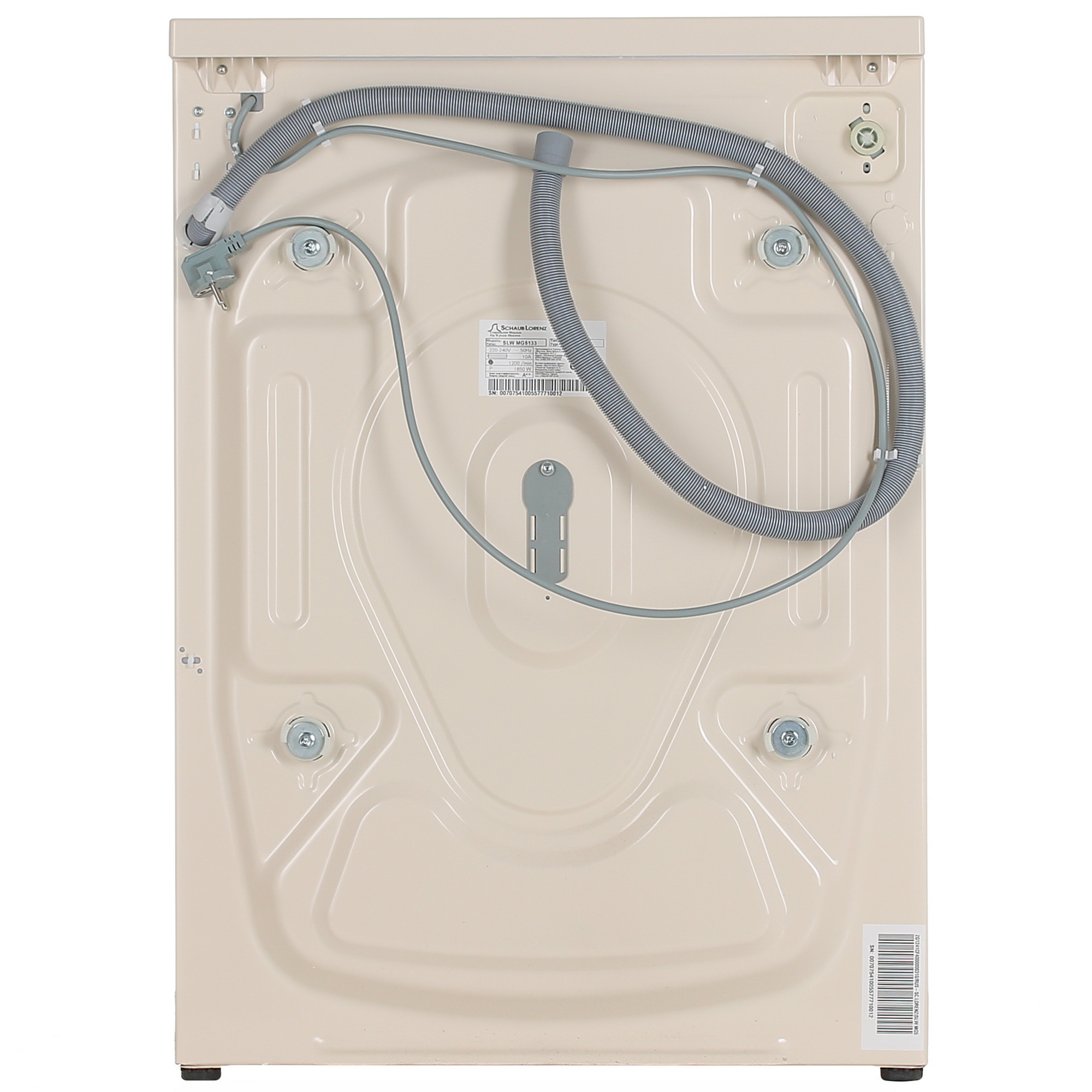 1239263 Стиральная машина Schaub Lorenz SLW MG5133 бежевый STDN-0063737 - Вид №7