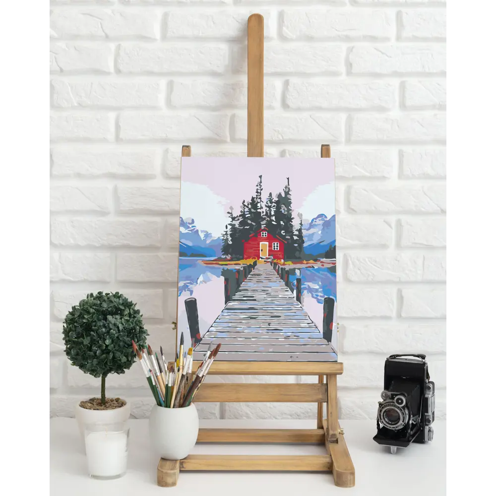 Картина по номерам У реки 40х50 см FBRUSH STLM-2014299 - Вид №2