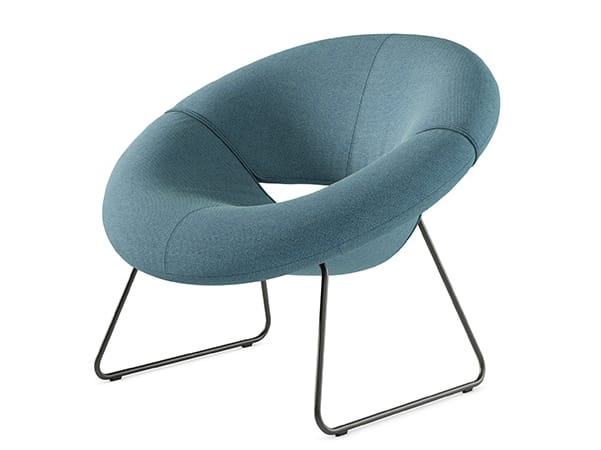 Кресло с салазками из ткани LEOLUX LX LXR18 ARCH-00148961