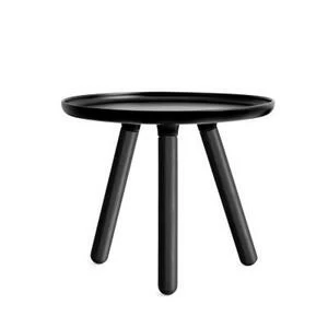 Стол Tablo маленький 42 x D50 cm, черный-черные ножки
