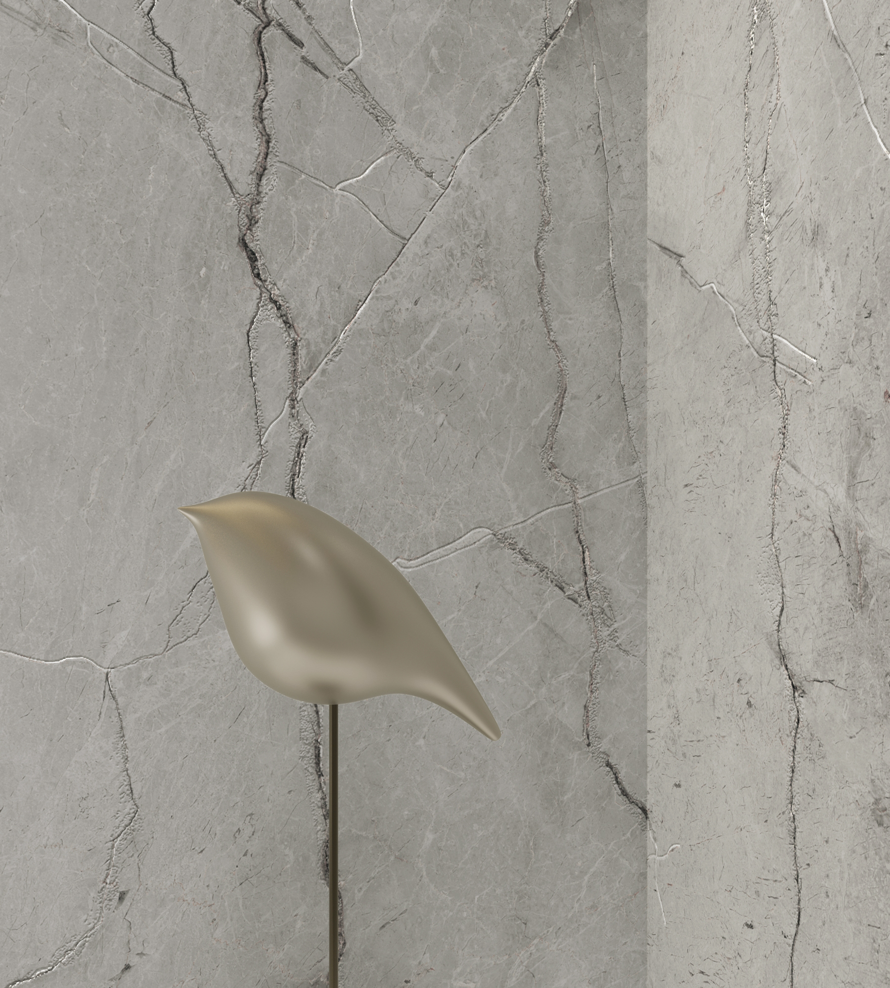 Керамогранит CONDOR LIGHT GREY 60х120 Arcadia Ceramica CR4013-A - Вид №2