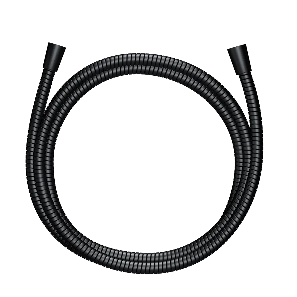 Душевой шланг AM.PM 2 метра матовый черный с защитой от перекручивания 89409671 STLM-1570795