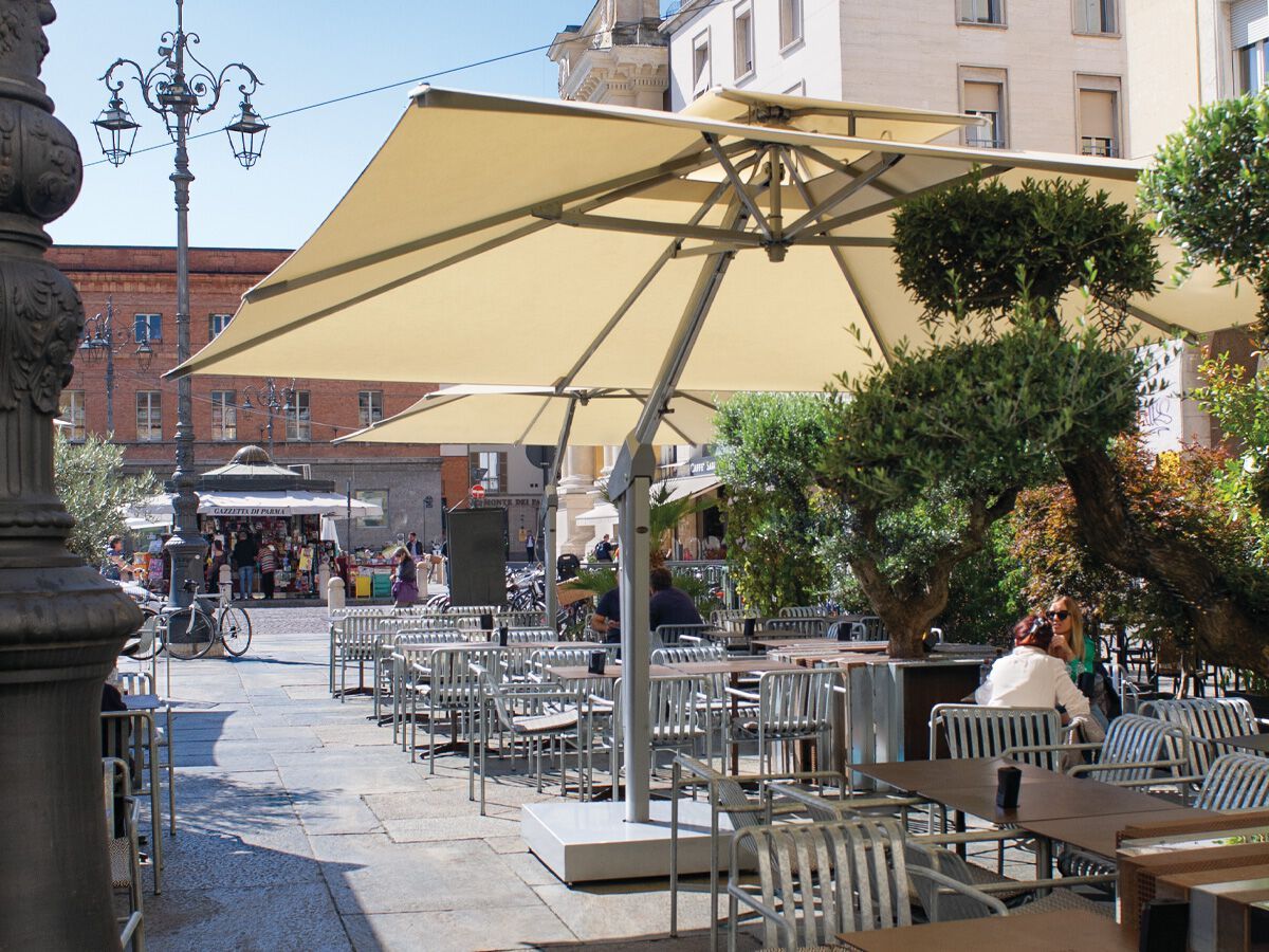 Зонтик с боковым полюсом Ombrellificio Poggesi KING ARCH-00017835 - Вид №5