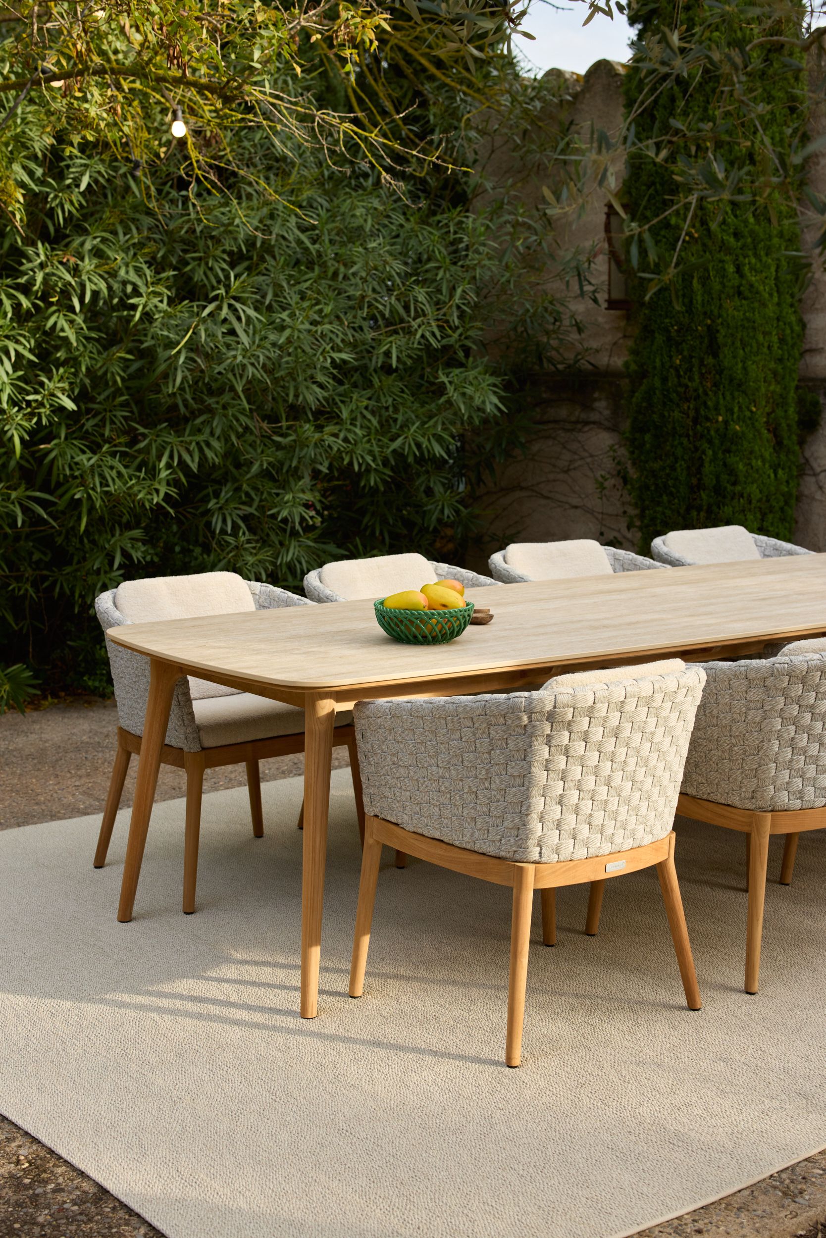 Прямоугольный керамический обеденный стол Jardinico дерево ARCH-00062109 - Вид №7