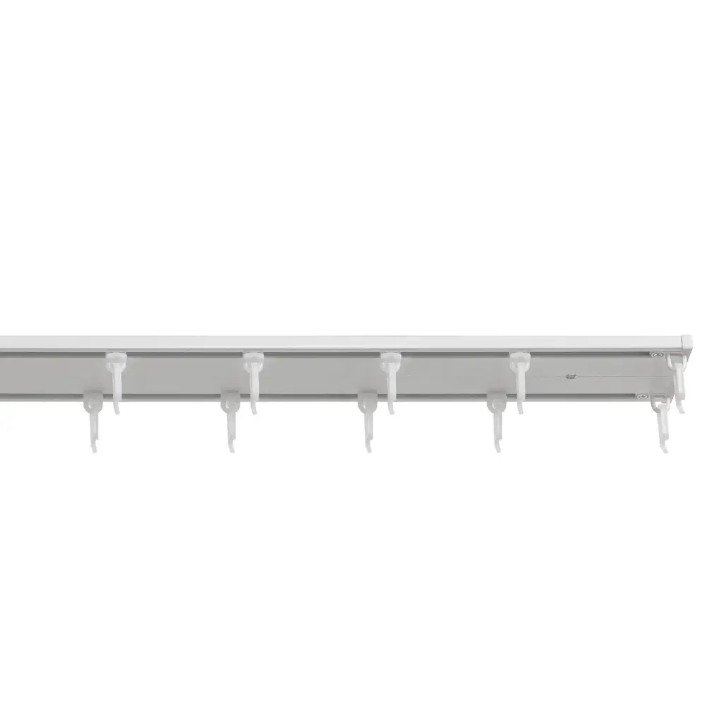 Шинный карниз двухрядный KREAFORTA Pro 320 см алюминий цвет белый комплект STLM-2059391 - Вид №3