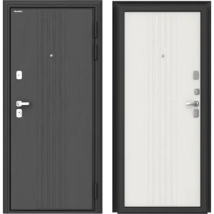 Дверь входная металлическая Премиум Лира 99x205 см правая белый