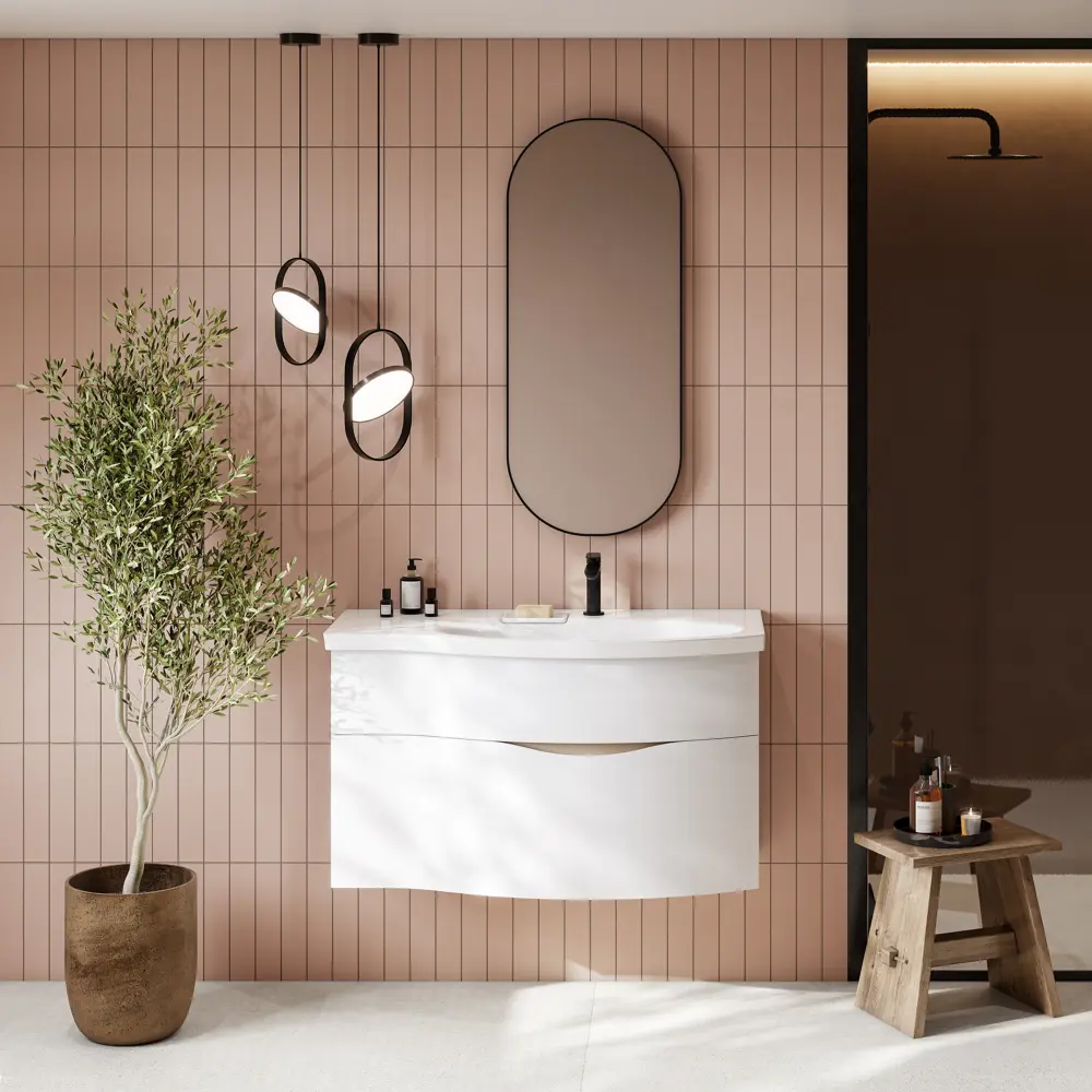 Плитка настенная Kerama Marazzi Амстердам 6x28.5 см 0.82 м² матовая цвет розовый STLM-2013617