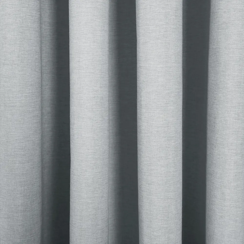 Штора на ленте Flax 200x300 см цвет светло-серый СТОЛИЦА ТЕКСТИЛЯ STLM-2146874 - Вид №1