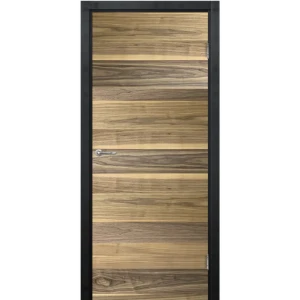 Комплект двери Loft глухая 70x200 см шпон цвет американский орех без доборов 89428550 STLM-2184557