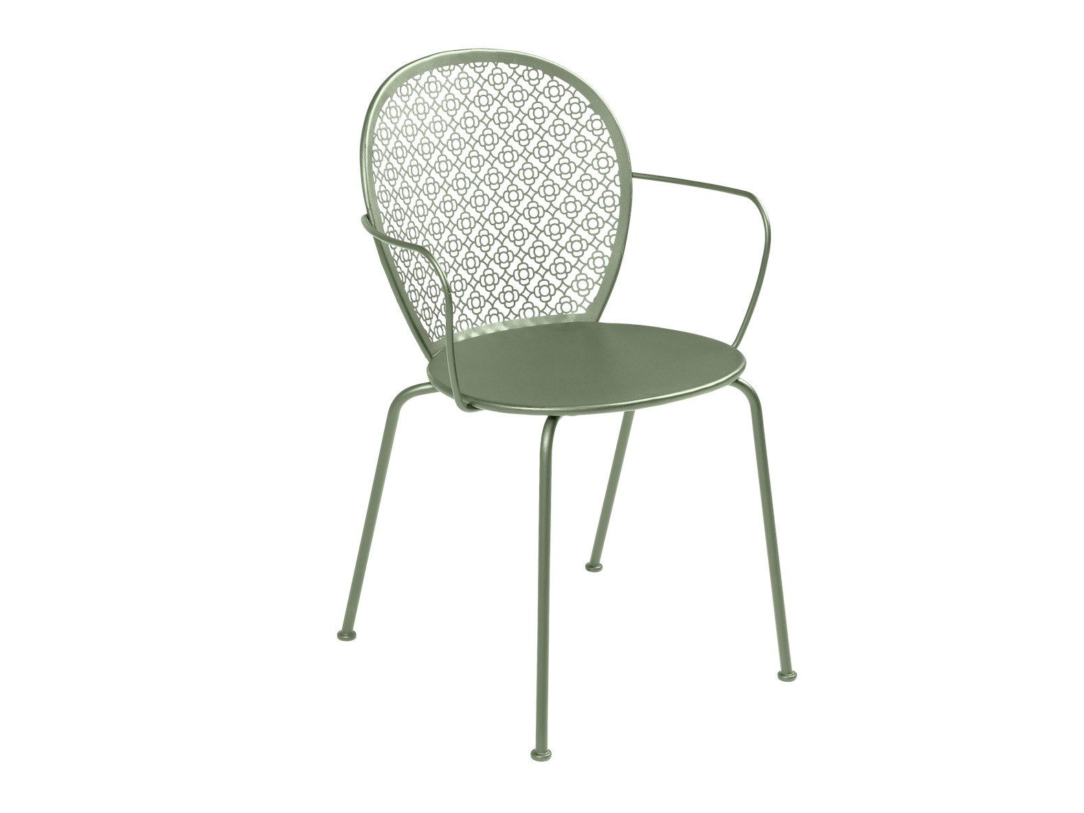 Стальной штабелируемый садовый стул с подлокотниками Fermob Lorette ARCH-00047430