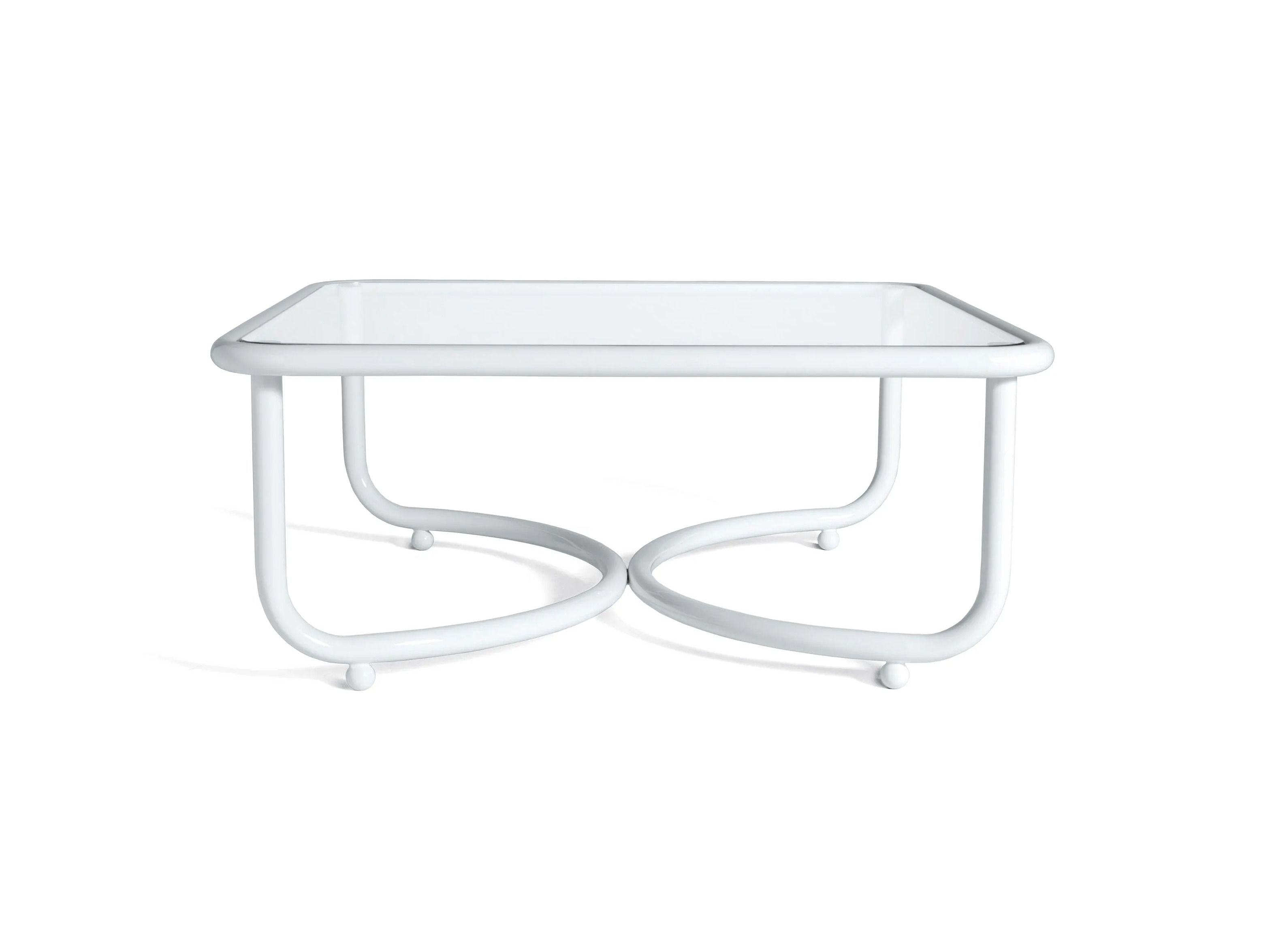 Квадратный садовый стол из нержавеющей стали и стекла Exteta Locus Solus ARCH-00090760