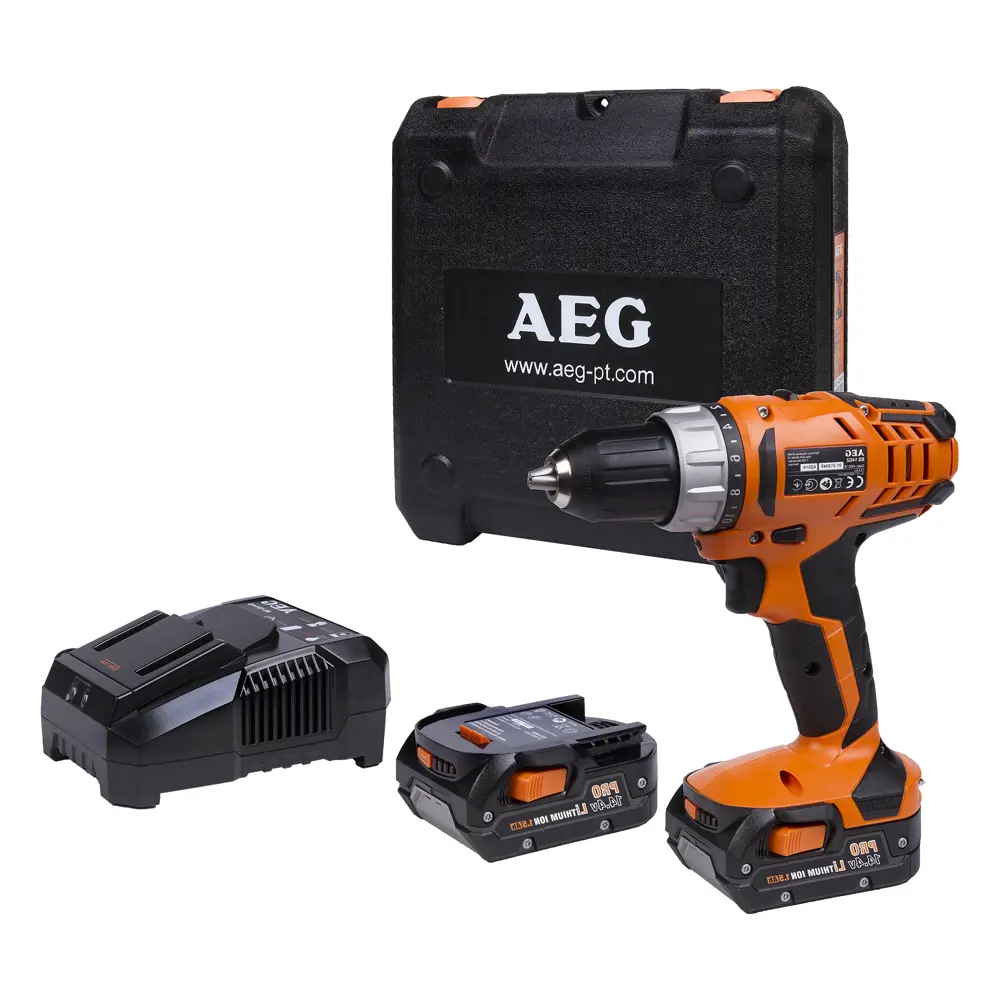 Шуруповерт AEG BS14GLi PRO, Li-ion 14,4 В, 1,5 Ач STLM-2155134 - Вид №3