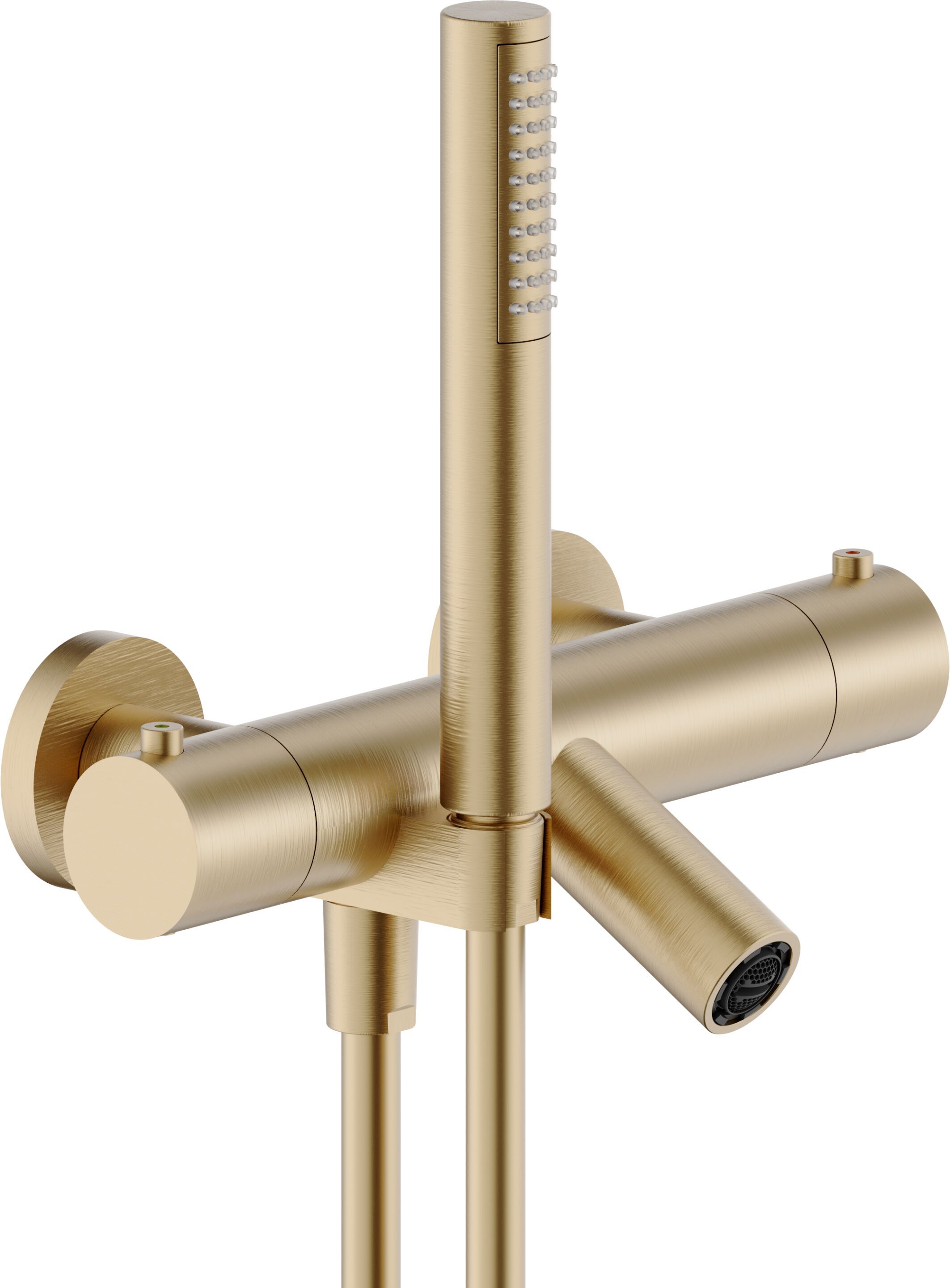 Настенный термостатический смеситель для ванны с ручным душем Nobili Velis ARCH-00143072 - Вид №3