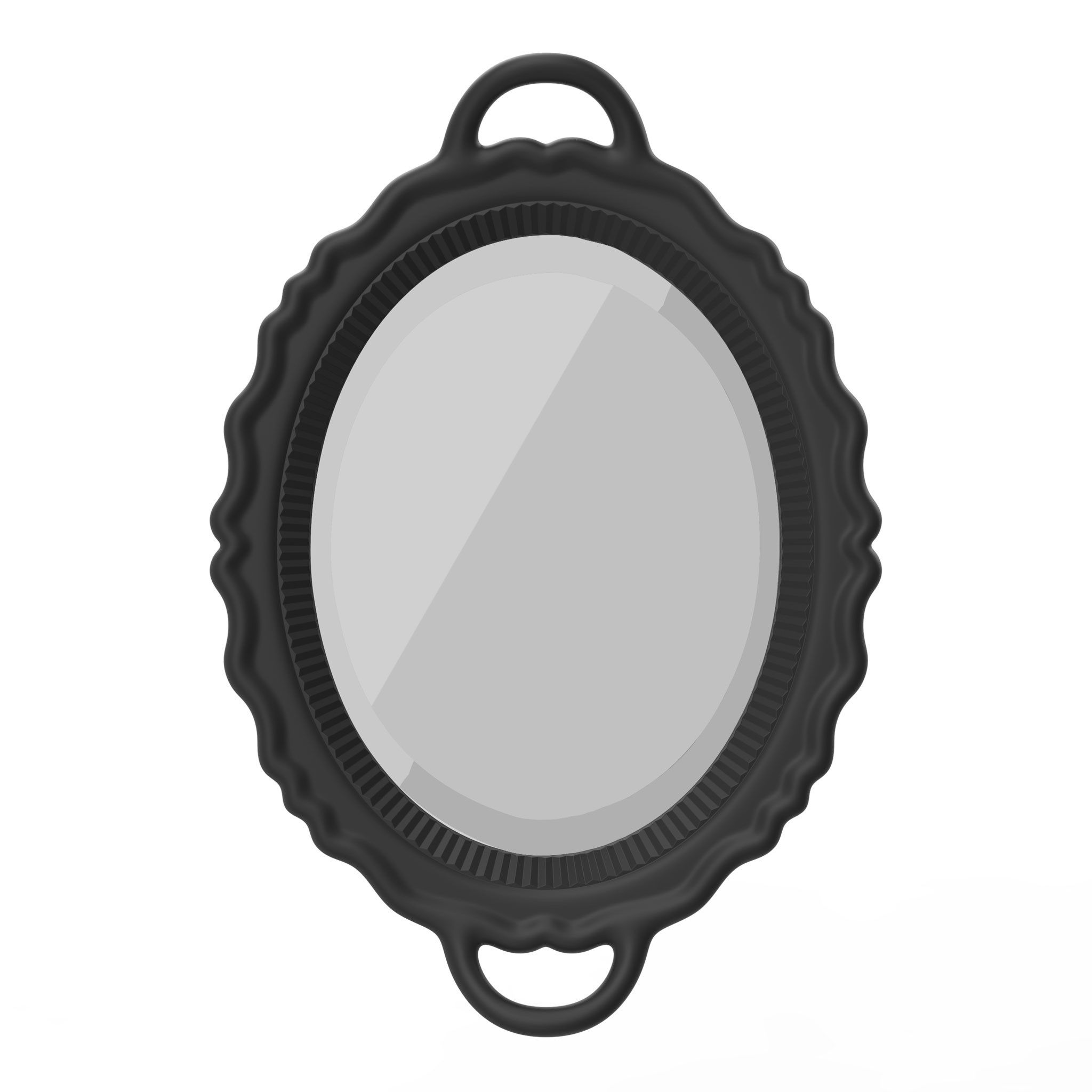 Овальное зеркало в рамке Qeeboo Miroir ARCH-00017459