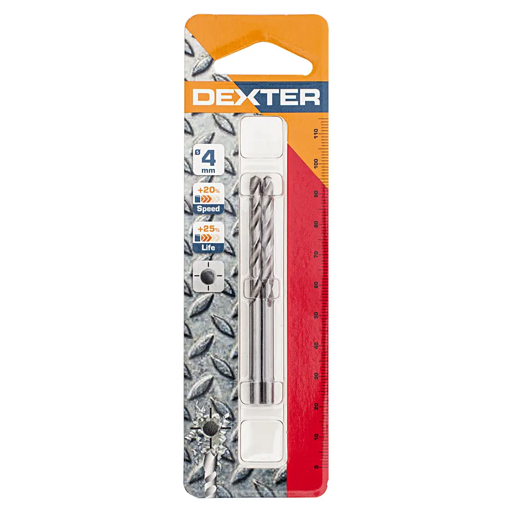 Сверло по металлу HSS-G 4х75 мм Dexter SM254 STLM-2030220 - Вид №3