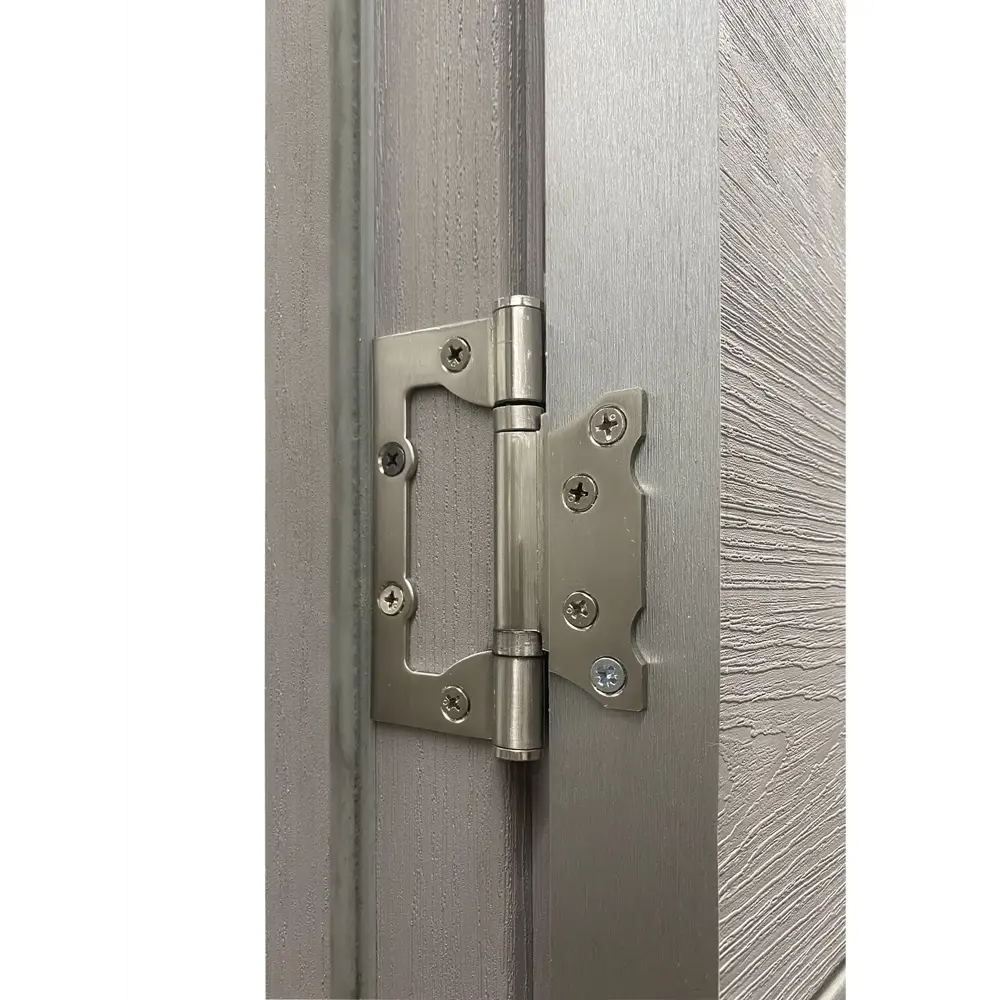 Дверь межкомнатная глухая с замком и петлями в комплекте Бостон 60x200 см ПВХ цвет серый 89340265 STLM-2034482 ПРИНЦИП  - Вид №5