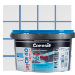 Затирка цементная CE 40 2 кг цвет голубой CERESIT