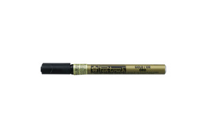18135127 Маркер Pen-Touch супертонкий стержень, 0.7мм, Золотой 41101 SAKURA