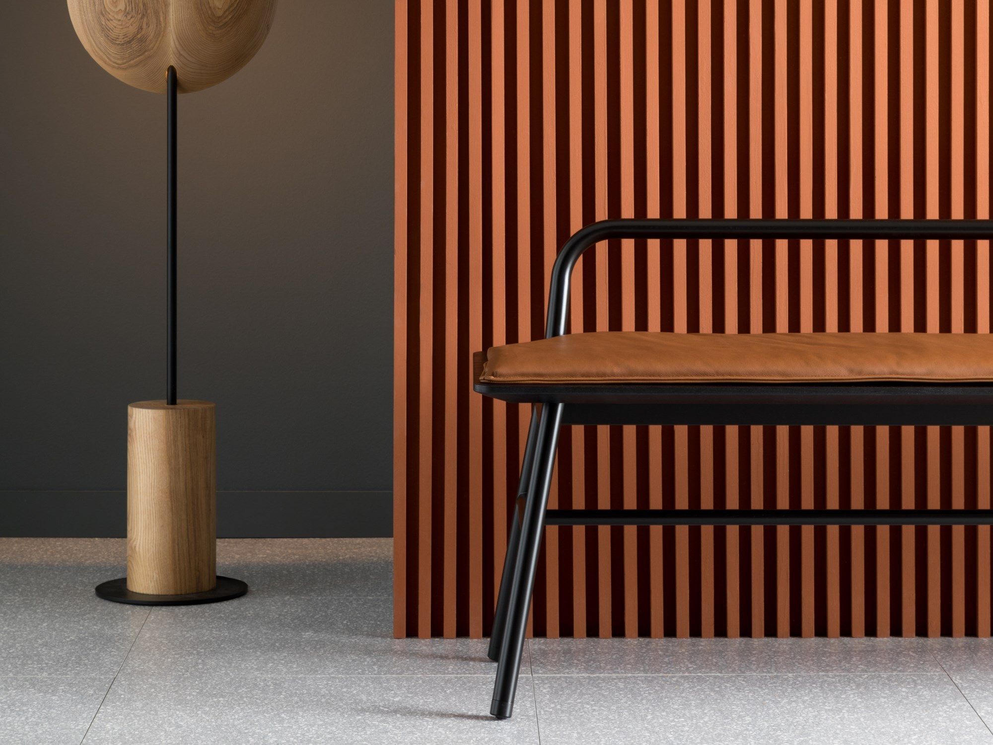 Скамья из ясеня со спинкой SP01 Holland ARCH-00125170 - Вид №5