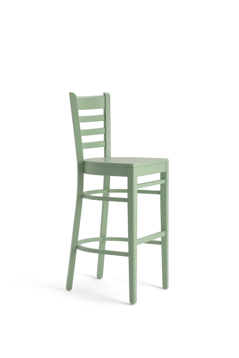 Высокий стул из бука со спинкой Palma Америка ARCH-00064447 - Вид №5