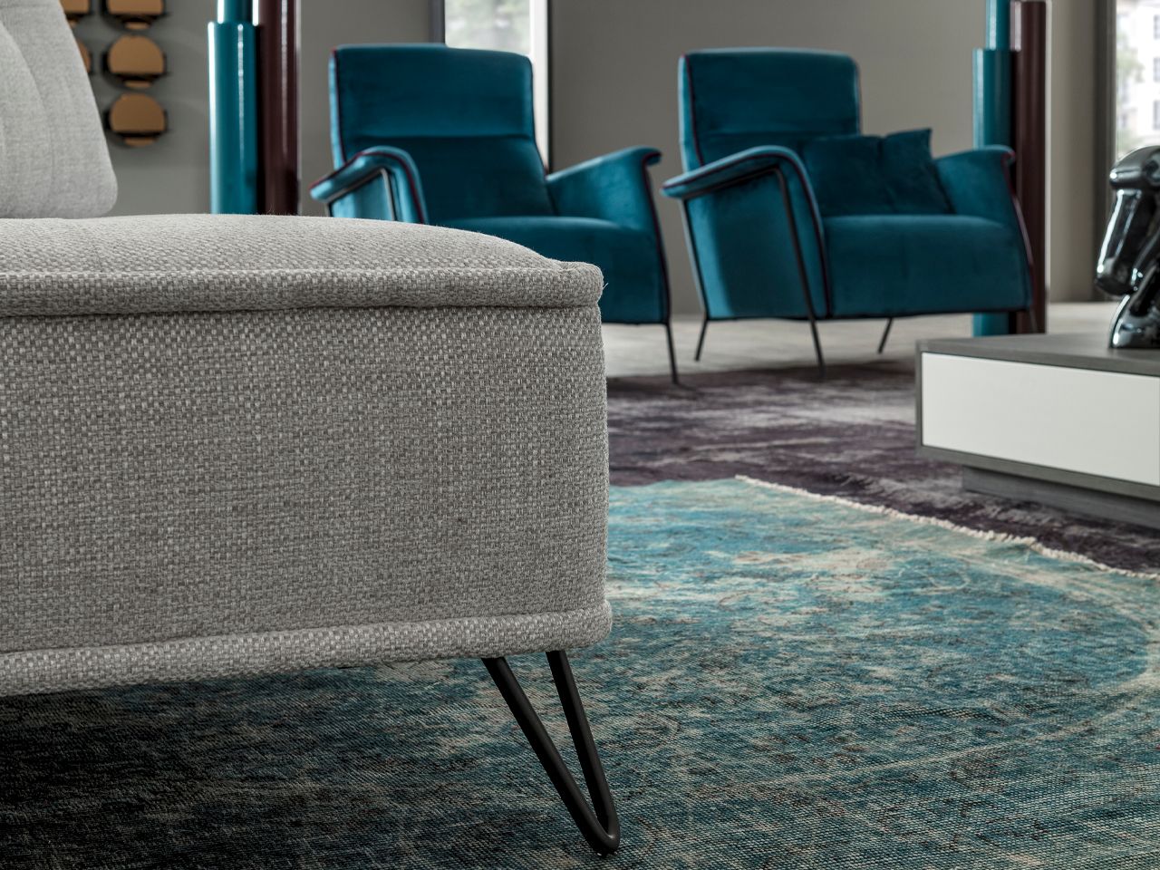 Секционный диван из ткани AERRE ITALIA Deneris Free ARCH-00020115 - Вид №1