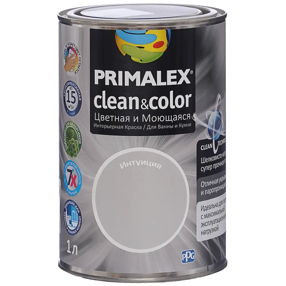 Краска PR-X Clean&Color 1 л Интуиция PRIMALEX STLM-2008441 - Вид №1