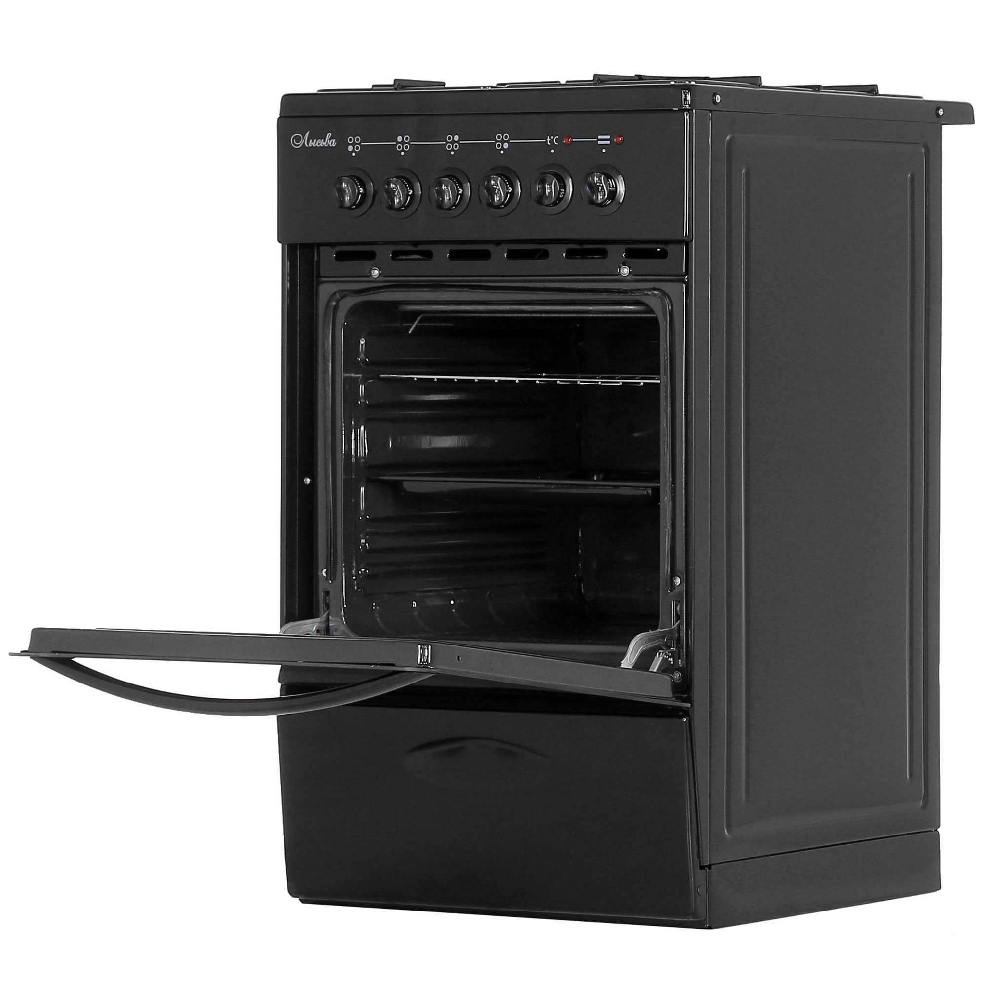 8141010 Комбинированная плита Лысьва ЭГ 401 МС-2у черный STDN-0106035 - Вид №4