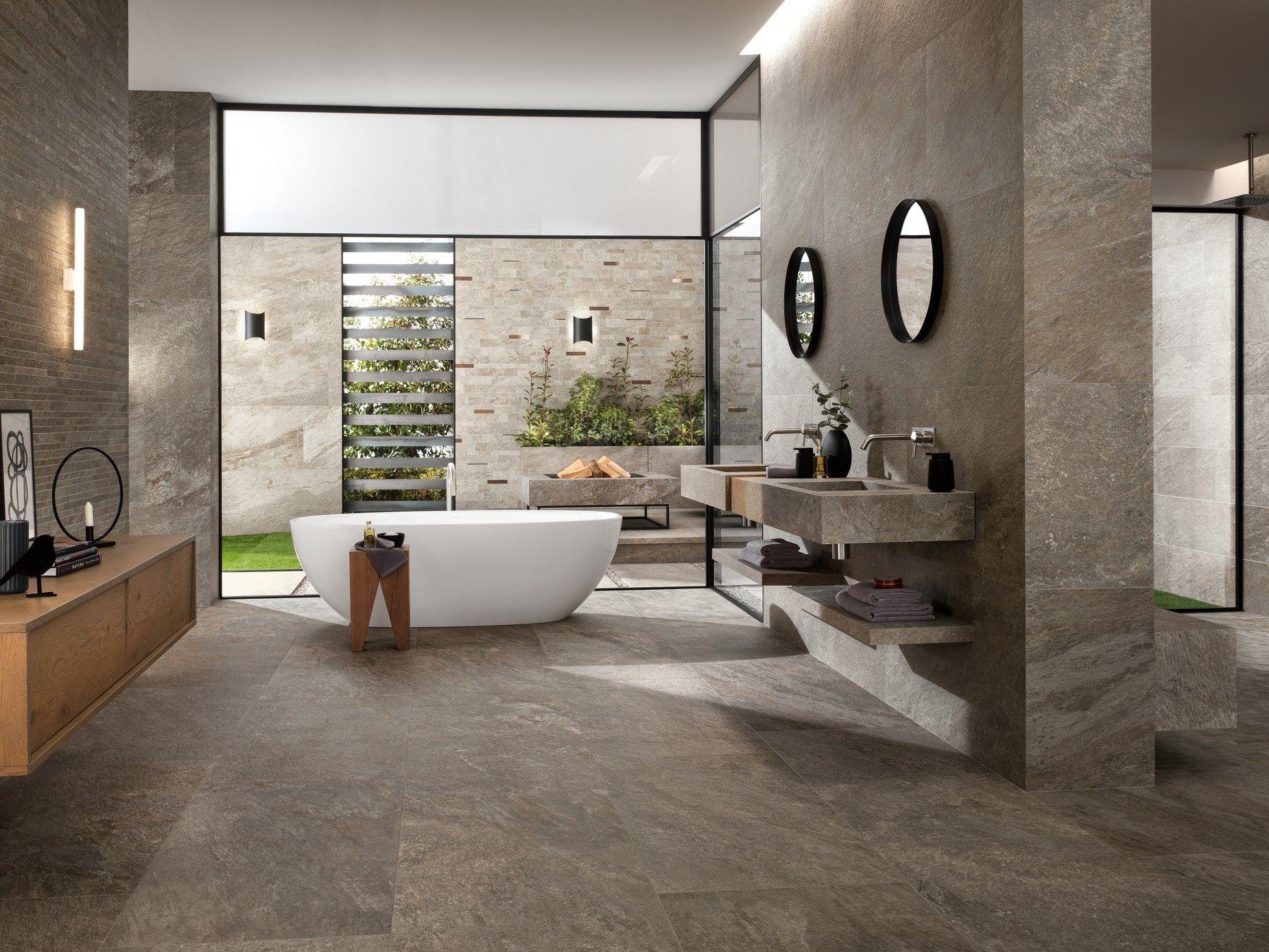 Пол / облицовка керамогранита с эффектом камня Atlas Concorde Norde ARCH-00026085