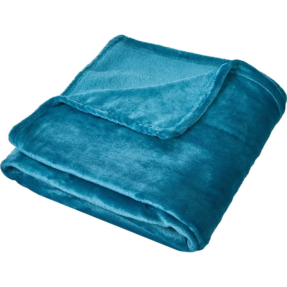 Плед Alia 150x200 см велсофт цвет сине-зеленый СТОЛИЦА ТЕКСТИЛЯ STLM-2158563 - Вид №1