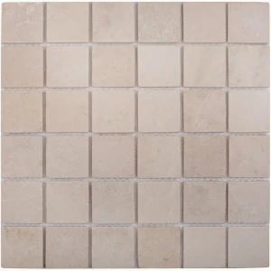 Декоративная мозаика Starmosaic X48 crema marfil matt 1236029 30.5x30.5см цвет Бежевый