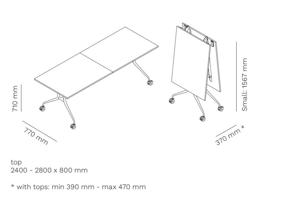 Металлический стол Mara Argo ARCH-00101095 - Вид №4