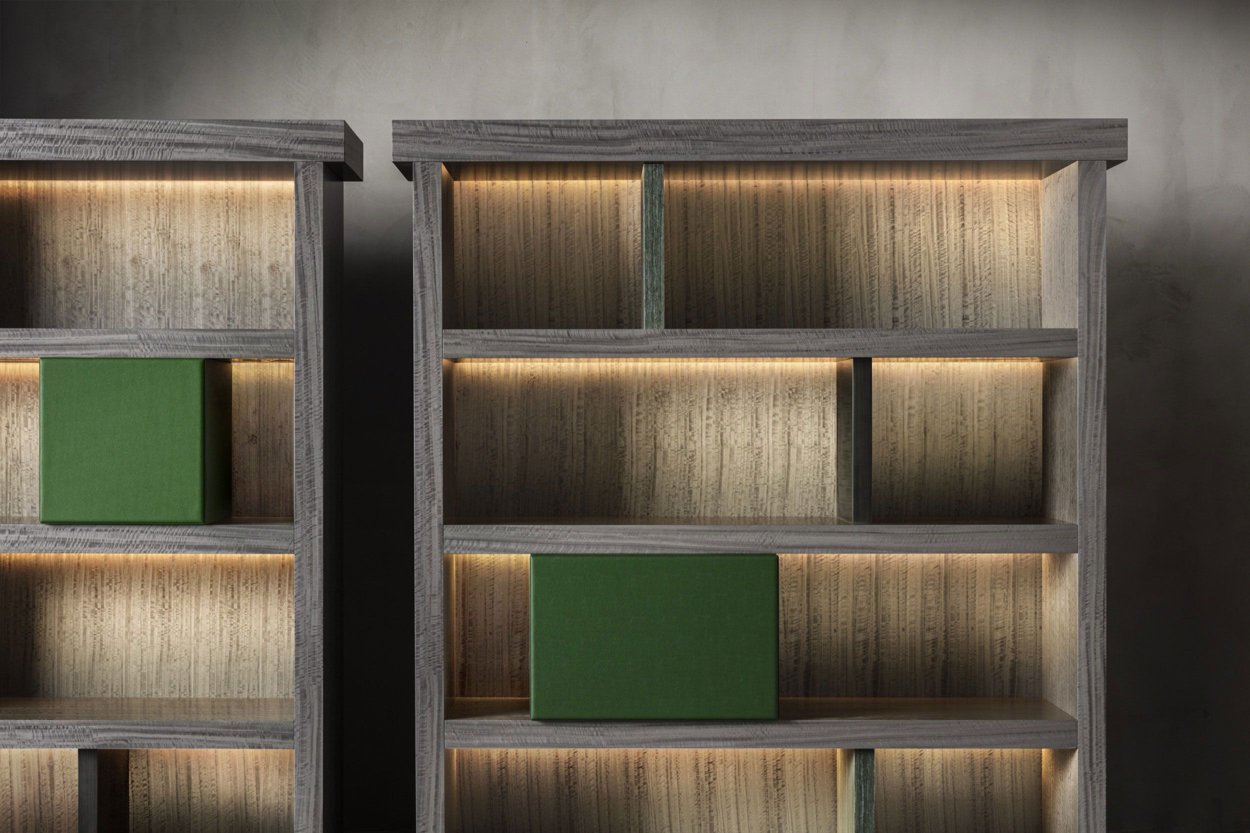 Отдельно стоящий книжный шкаф из эвкалипта OAK Metronome ARCH-00097254 - Вид №2